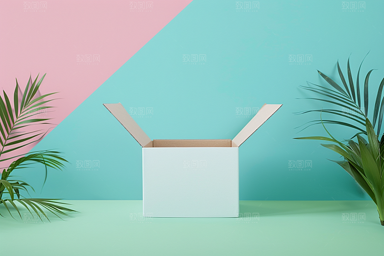 礼物礼品纸盒送礼素材