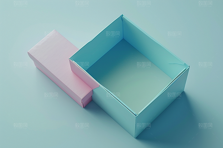 礼物礼品纸箱节庆素材