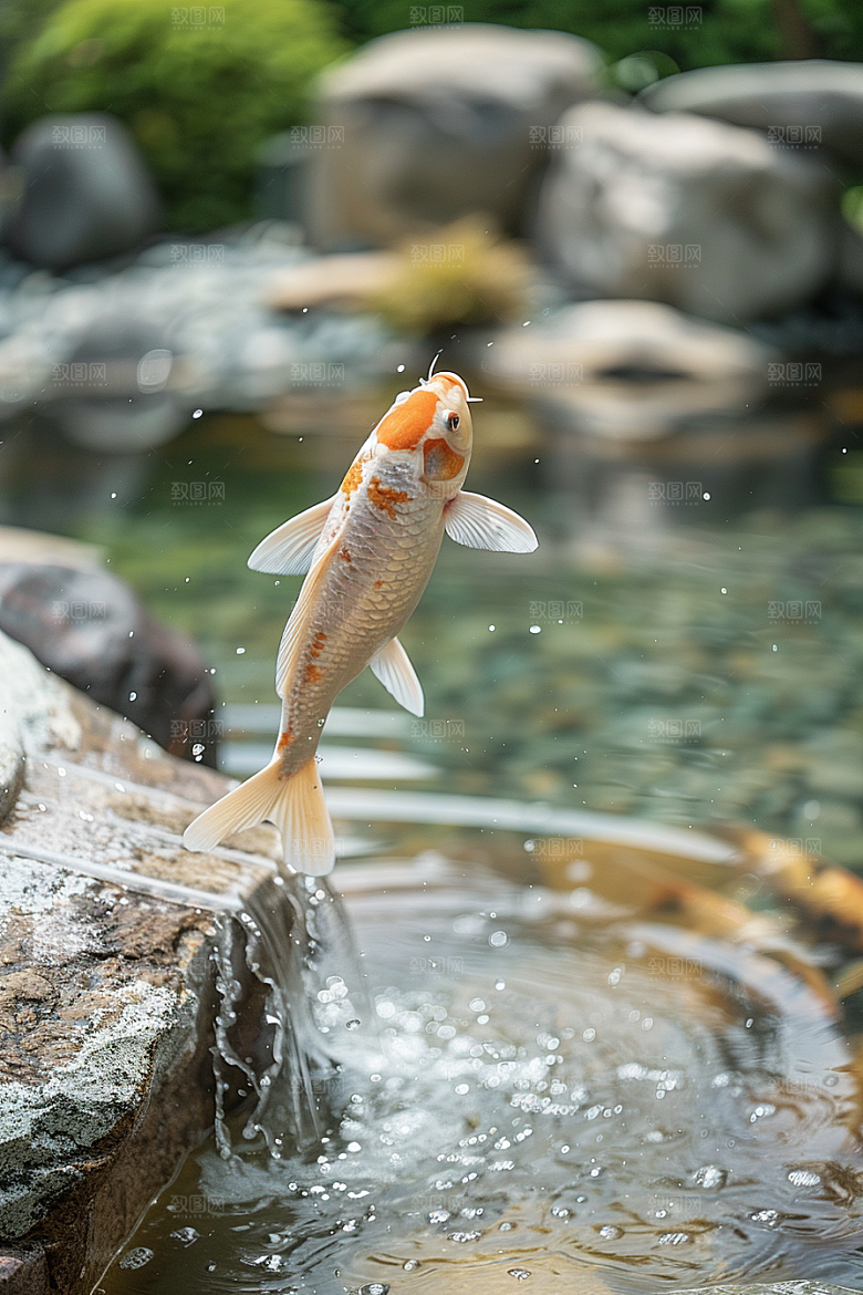 锦鲤彩色自然素材