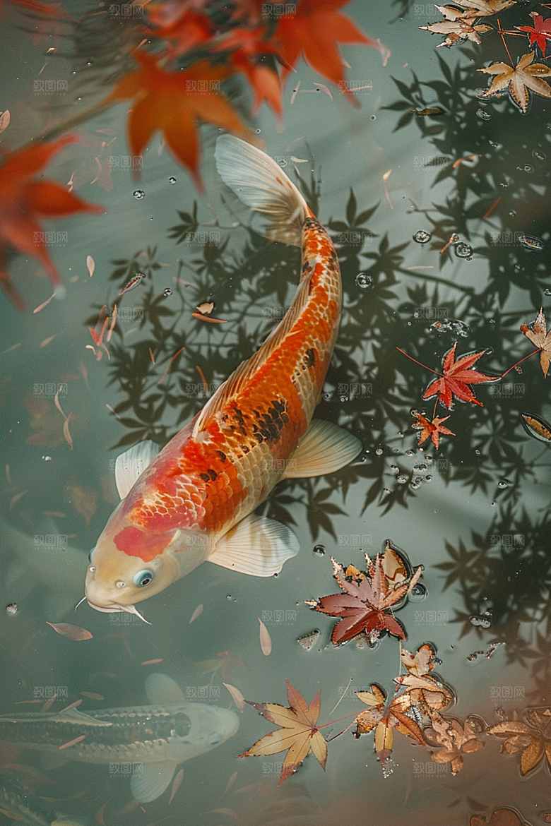 锦鲤寓意高清素材