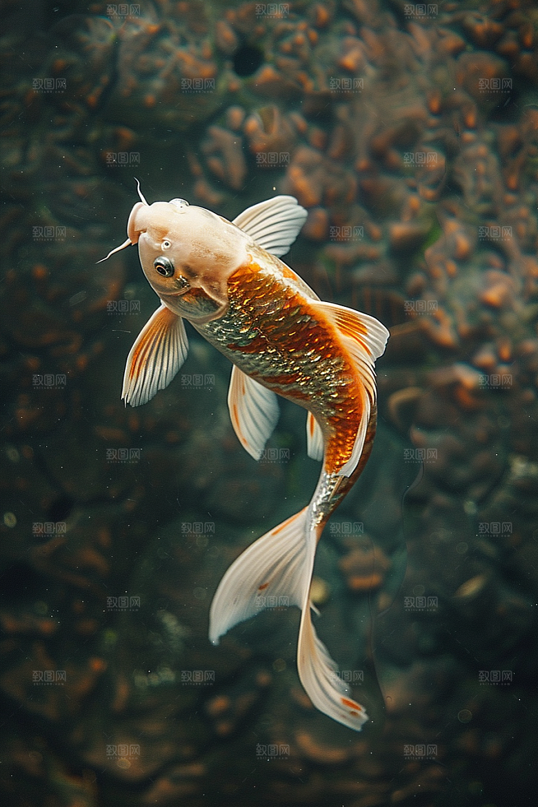 锦鲤池塘生态素材