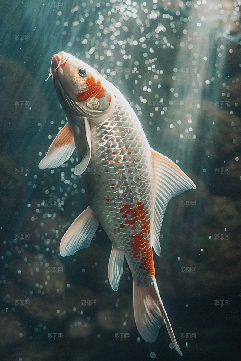 锦鲤自然寓意素材