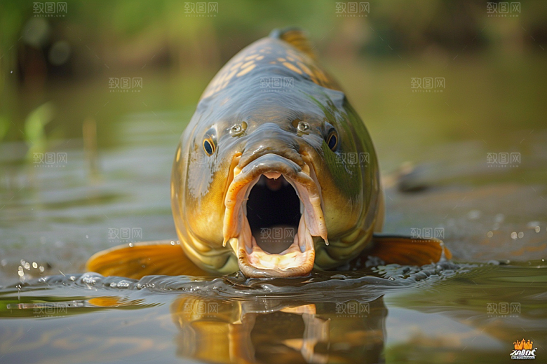 锦鲤祈福自然素材