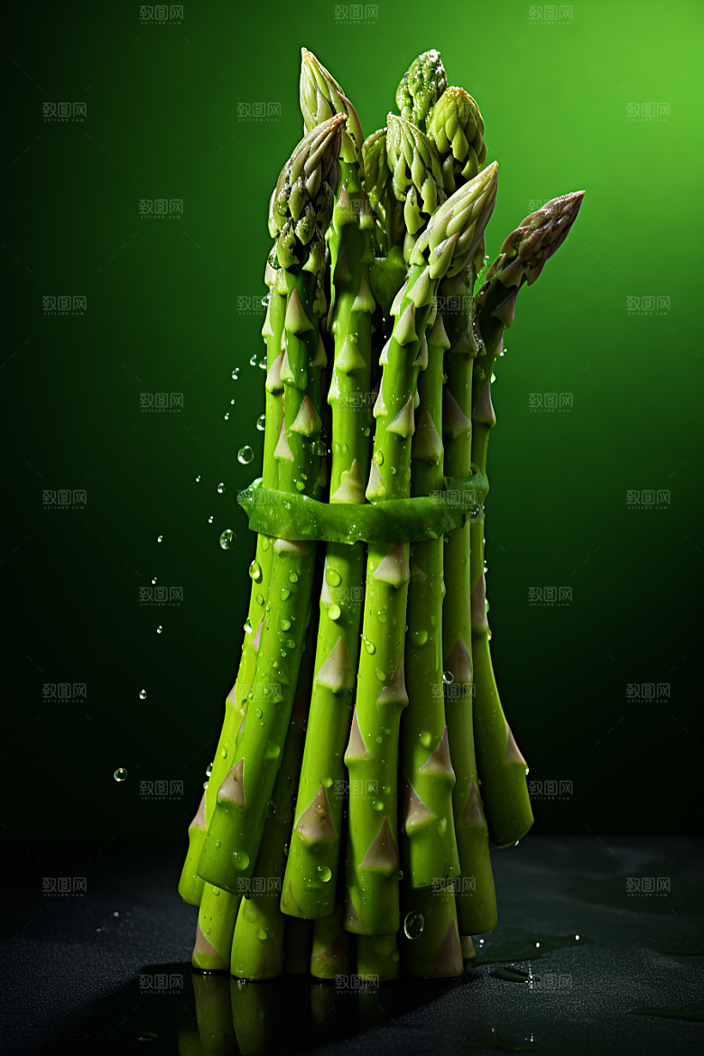 芦笋自然轻食摄影图