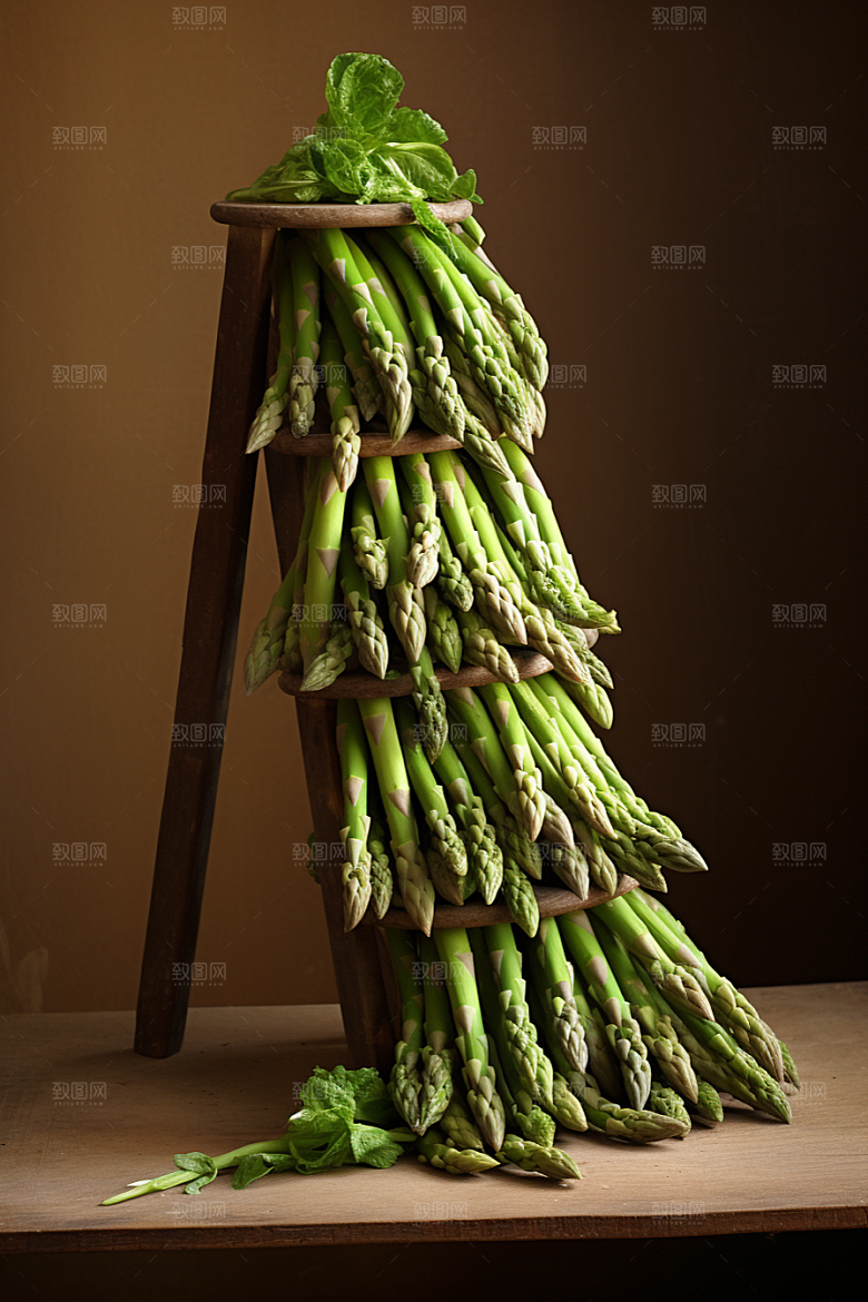 芦笋食材自然摄影图