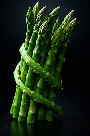 芦笋蔬菜轻食摄影图