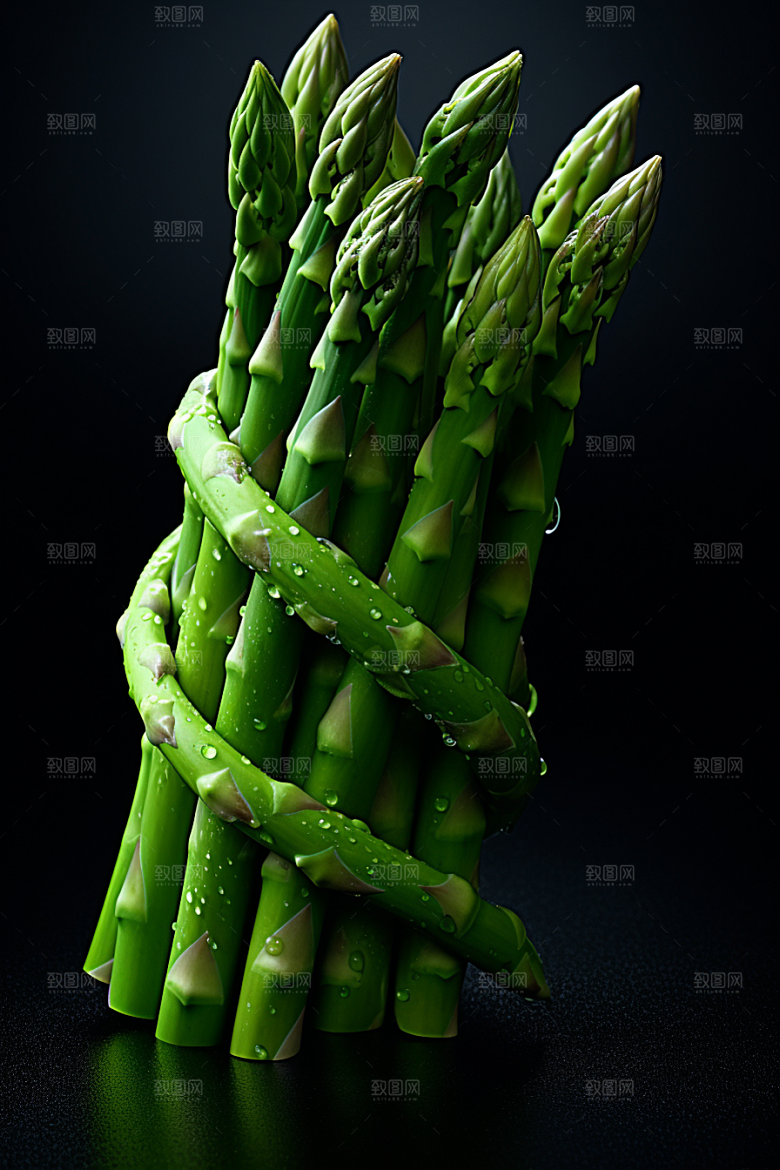 芦笋蔬菜轻食摄影图