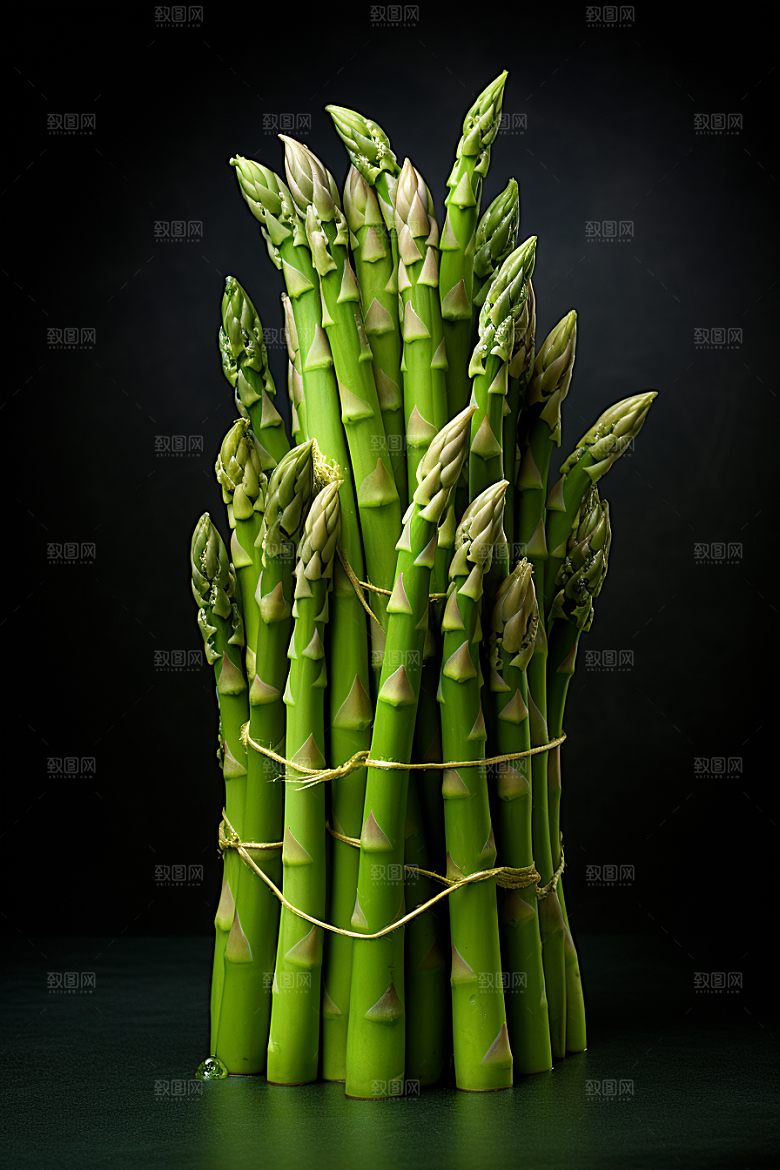 芦笋绿色食材摄影图