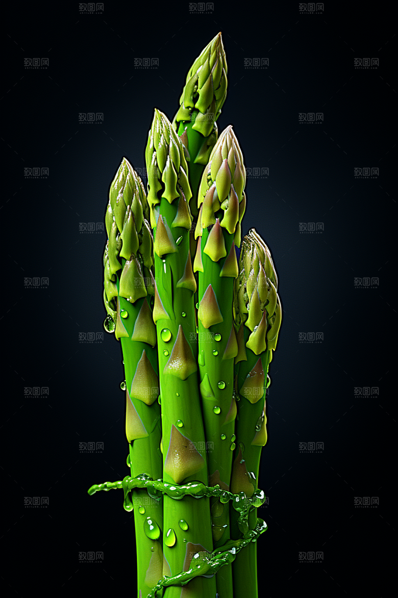芦笋轻食抗癌摄影图