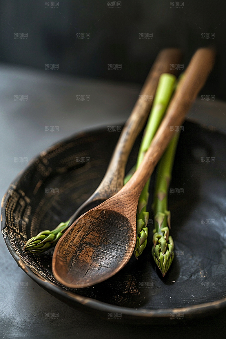 芦笋轻食抗癌摄影图