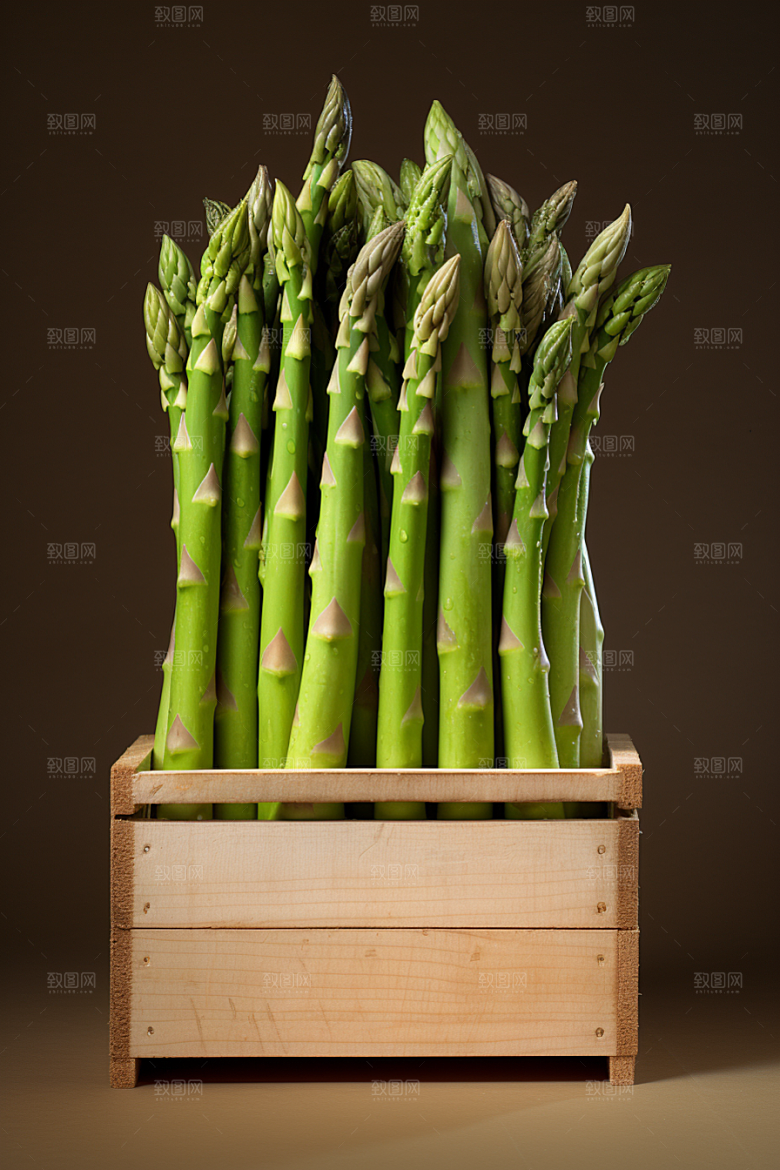 芦笋自然轻食摄影图