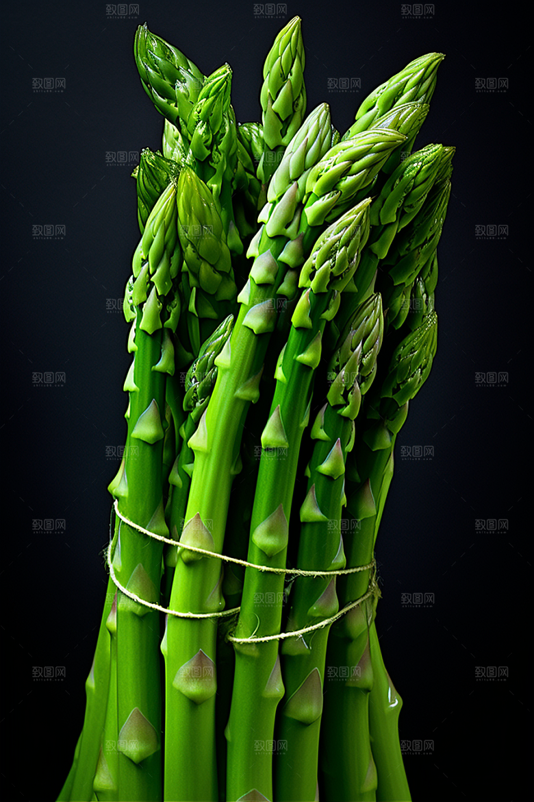 芦笋绿色蔬菜摄影图