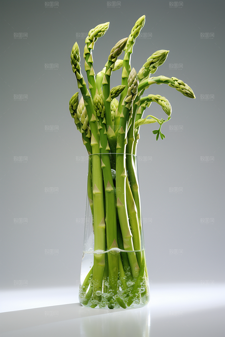 芦笋食材轻食摄影图
