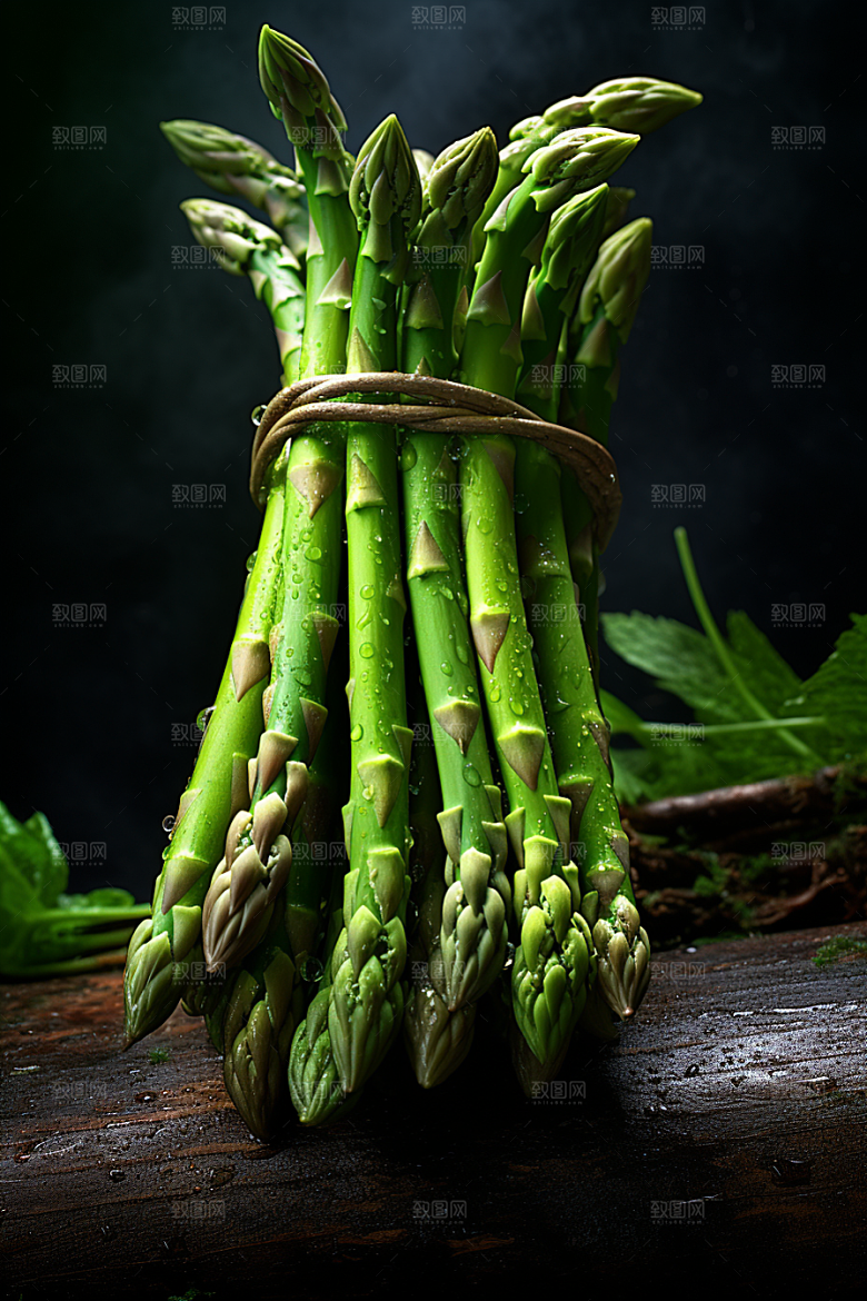 芦笋食材轻食摄影图