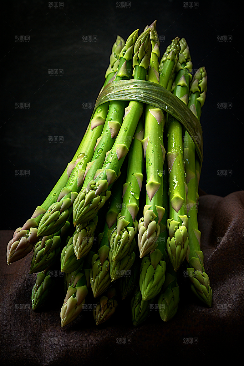 芦笋食材蔬菜摄影图
