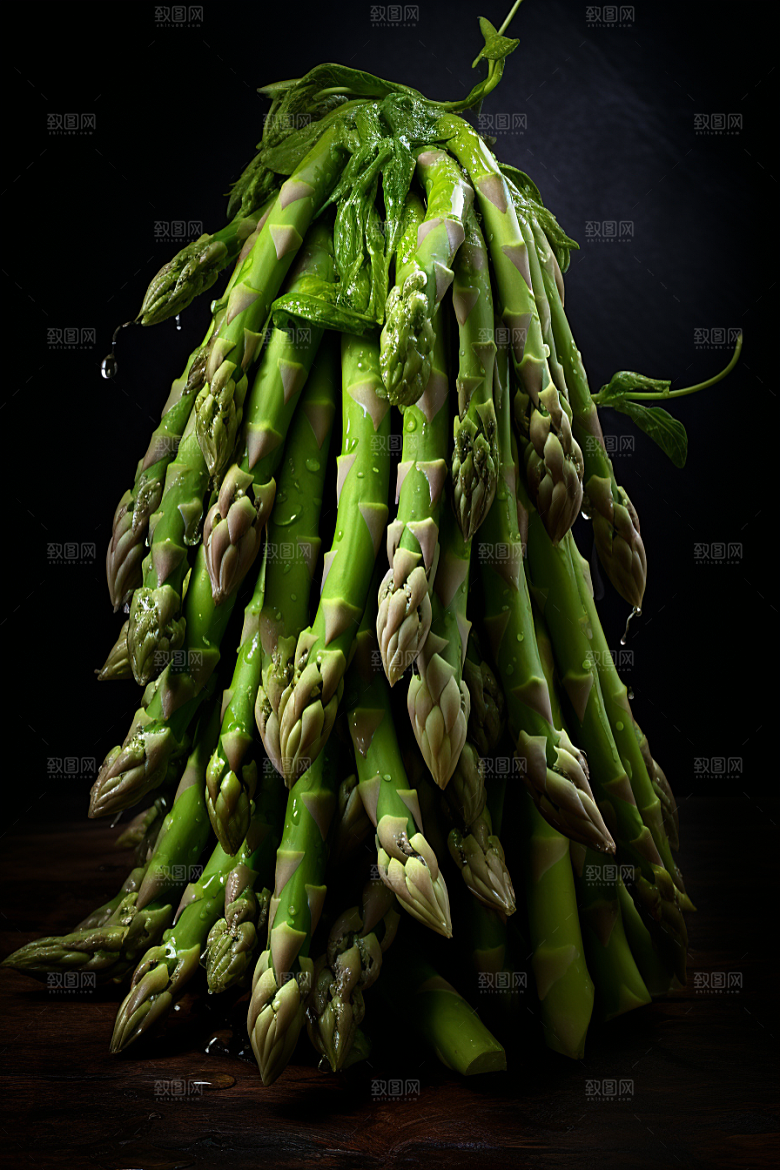 芦笋轻食蔬菜摄影图