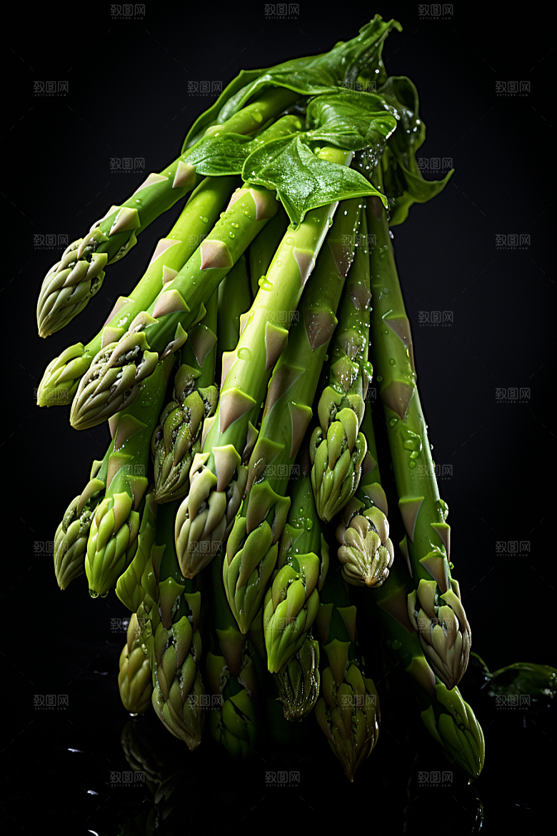 芦笋蔬菜自然摄影图