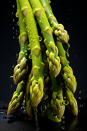 芦笋自然轻食摄影图
