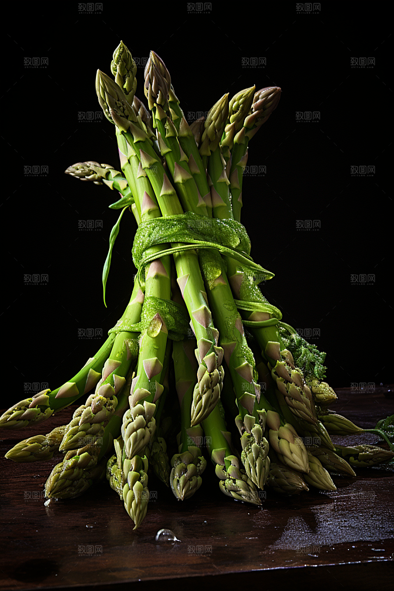 芦笋蔬菜轻食摄影图