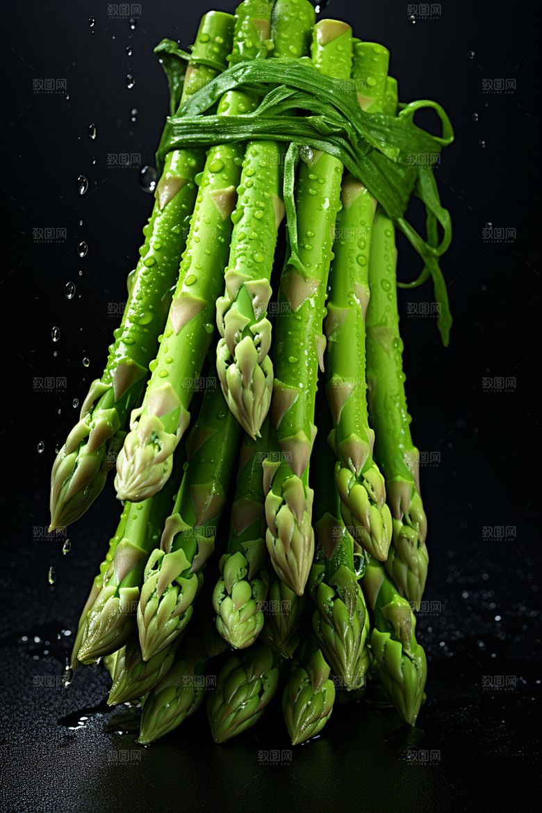 芦笋食材抗癌摄影图