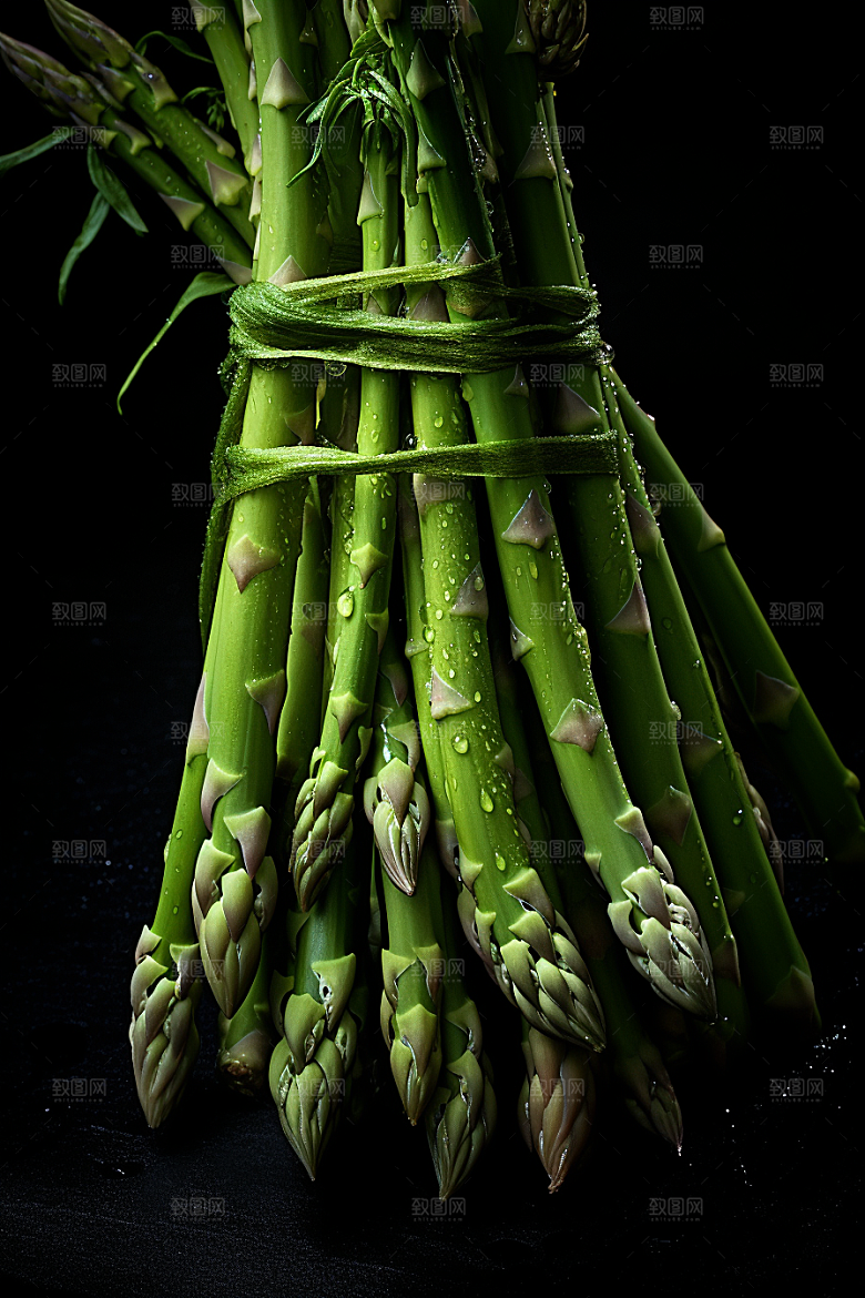 芦笋蔬菜轻食摄影图