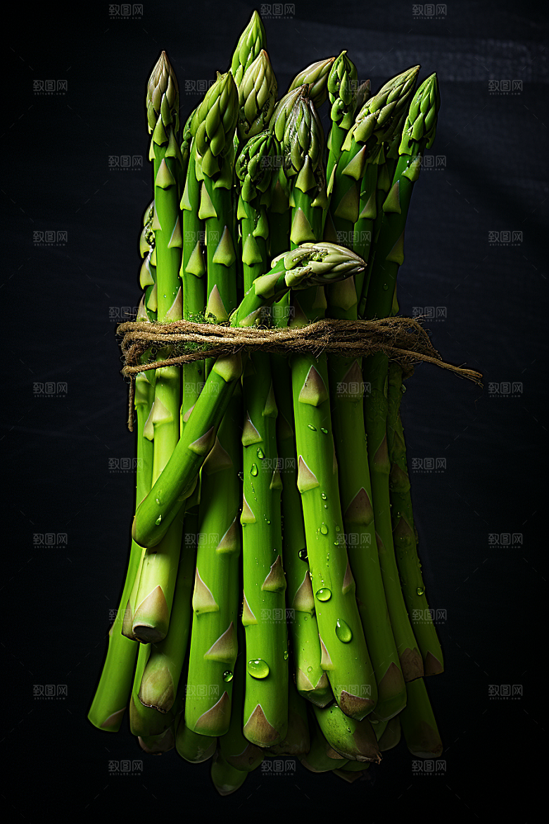 芦笋轻食高清摄影图