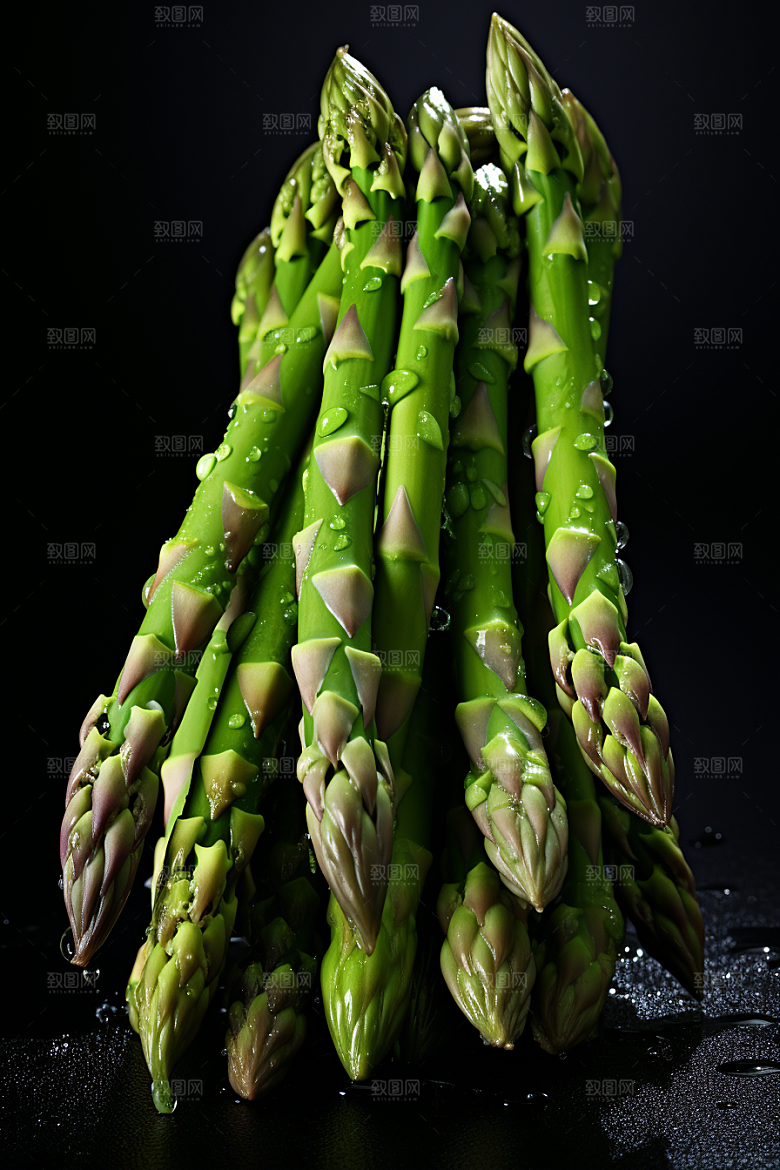 芦笋轻食高清摄影图