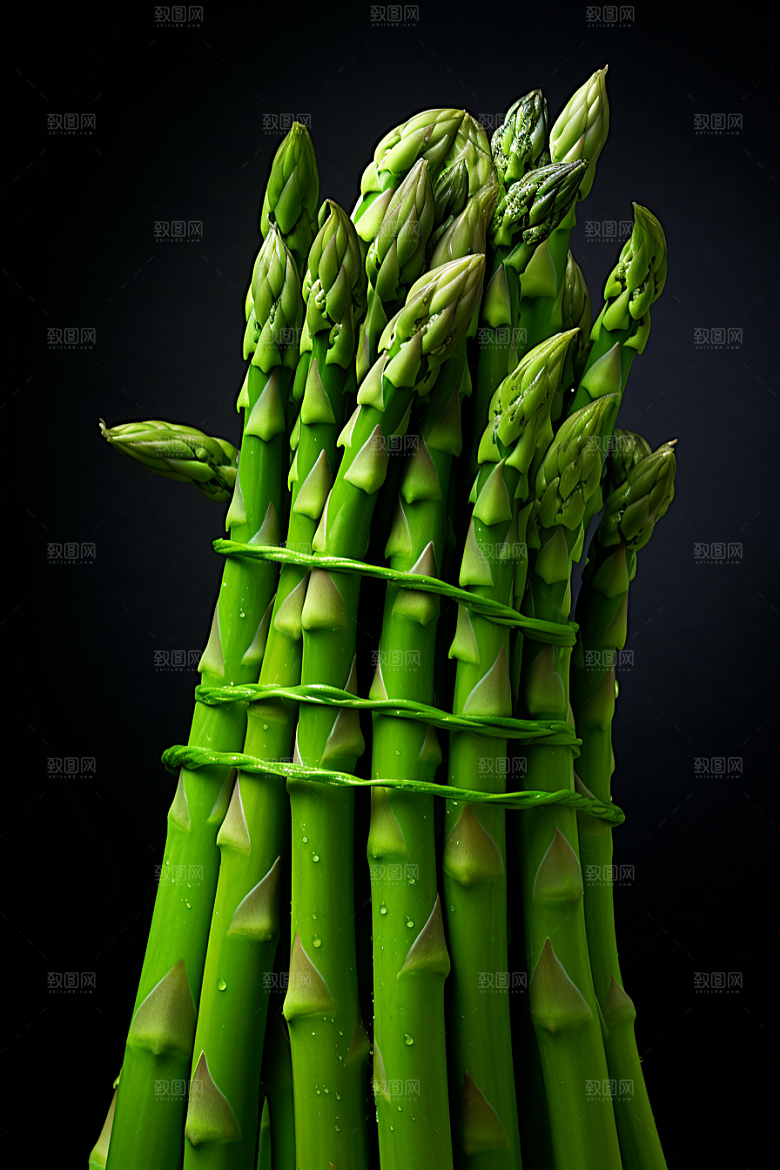 芦笋蔬菜绿色摄影图