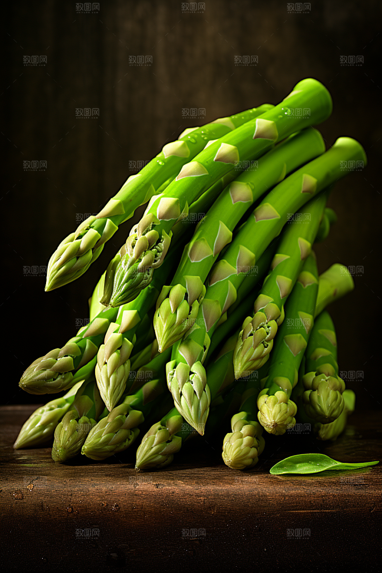 芦笋绿色食材摄影图