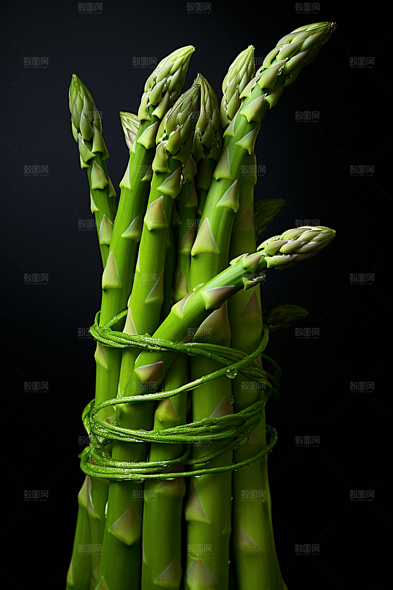 芦笋自然轻食摄影图