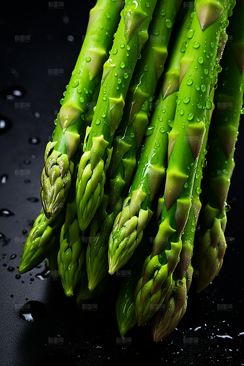 芦笋食材轻食摄影图