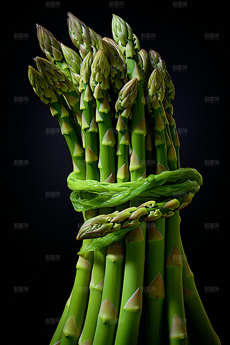芦笋健康食品绿色摄影图