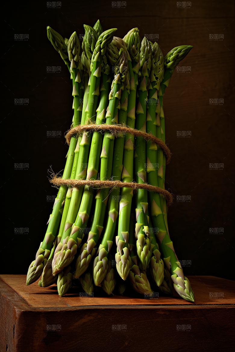 芦笋绿色食材摄影图
