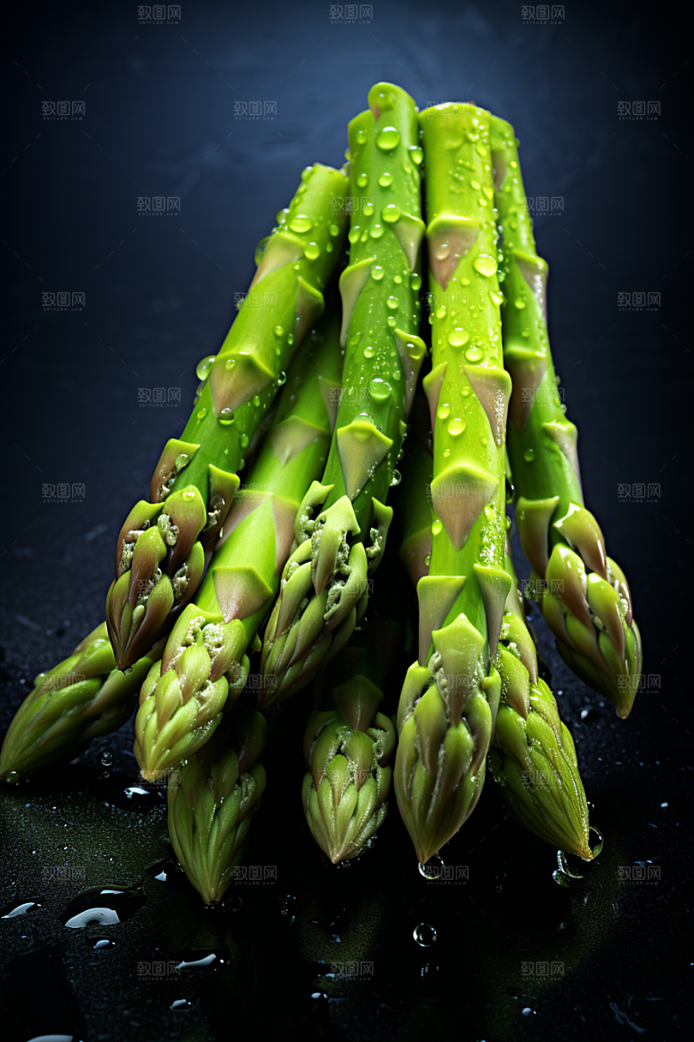 芦笋轻食高清摄影图