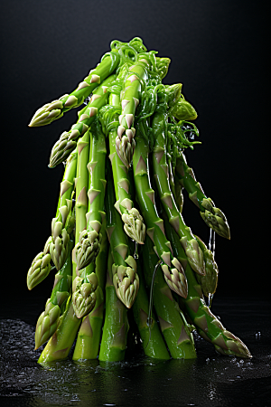 芦笋蔬菜食材摄影图