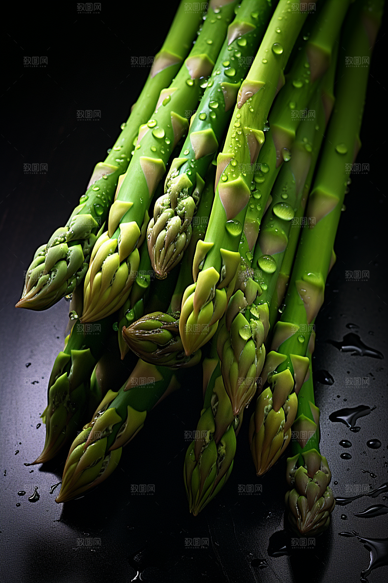 芦笋抗癌轻食摄影图
