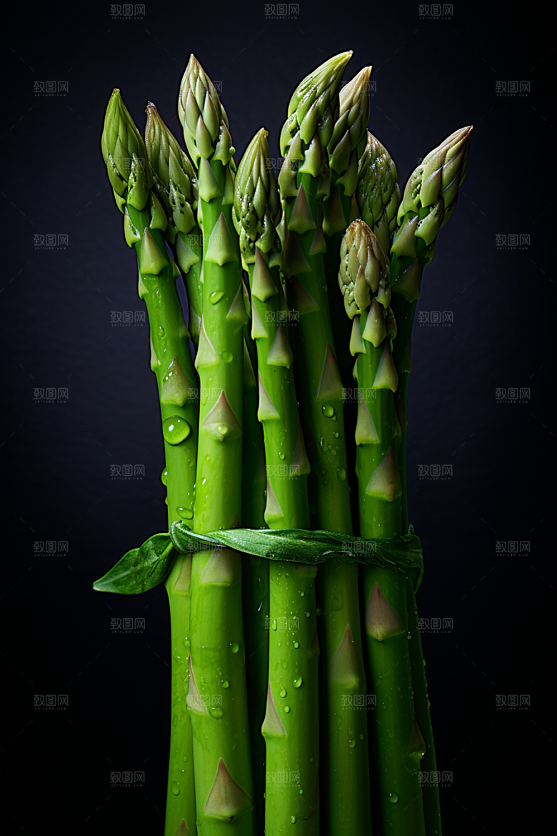 芦笋轻食高清摄影图