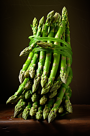 芦笋蔬菜轻食摄影图