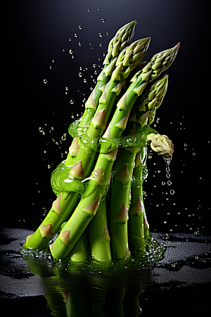 芦笋蔬菜食材摄影图