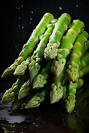 芦笋轻食蔬菜摄影图