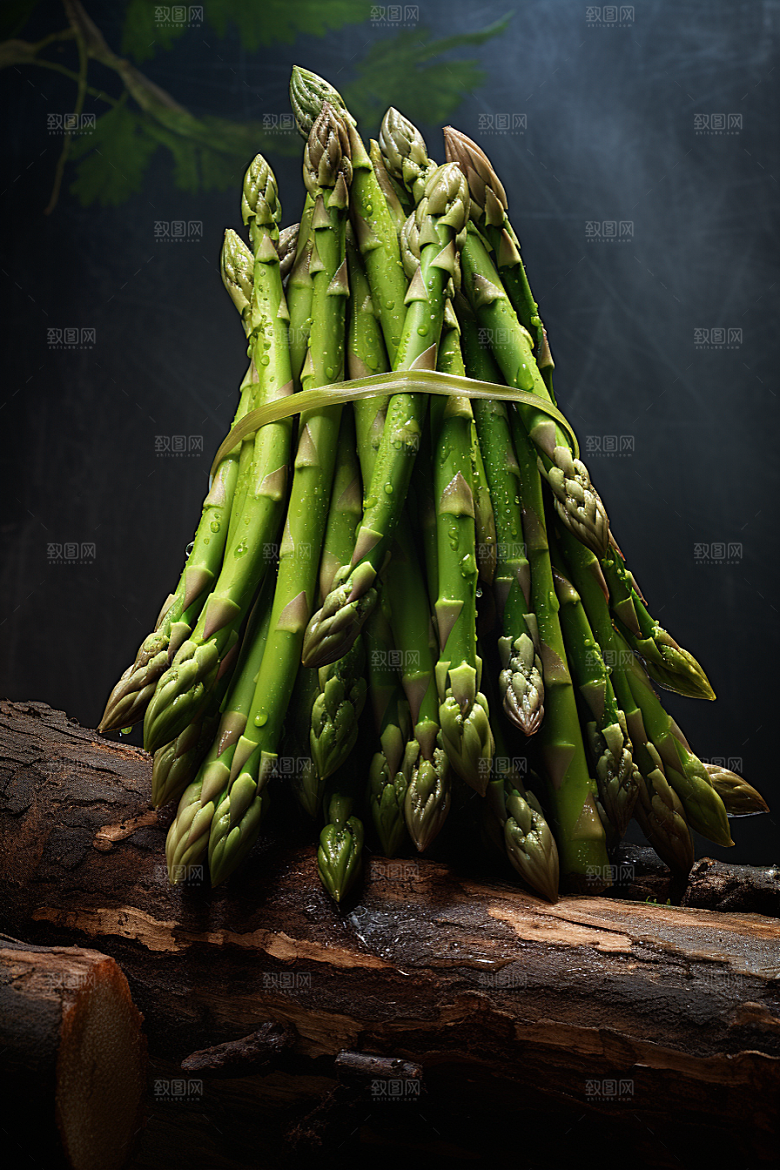 芦笋食材蔬菜摄影图