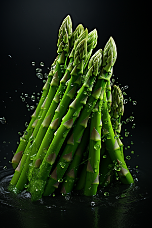 芦笋食材蔬菜摄影图