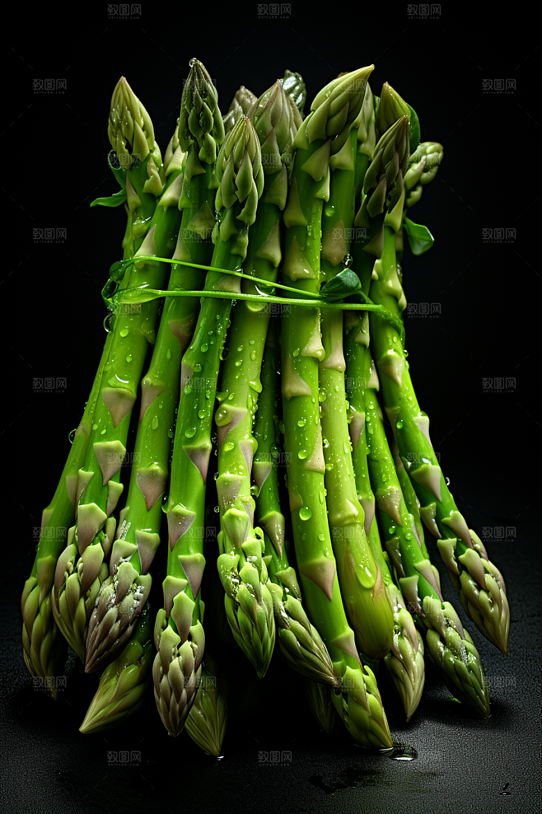 芦笋轻食轻食摄影图
