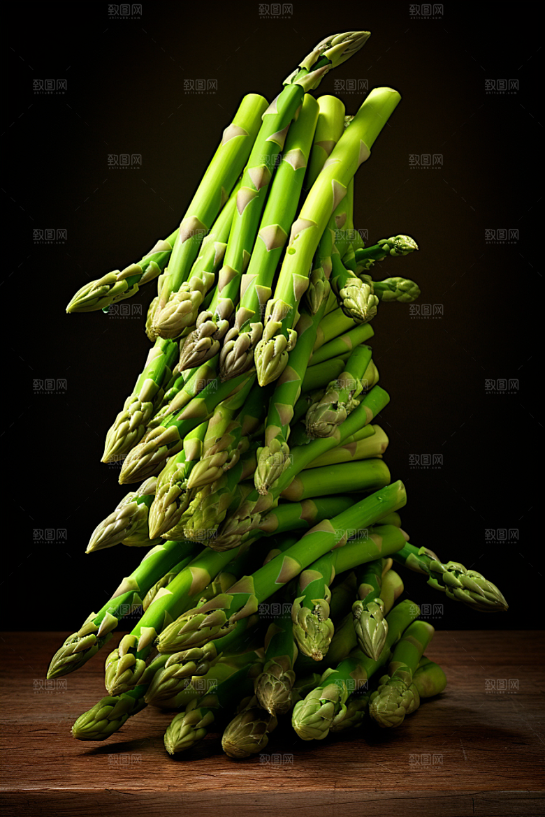 芦笋高清轻食摄影图