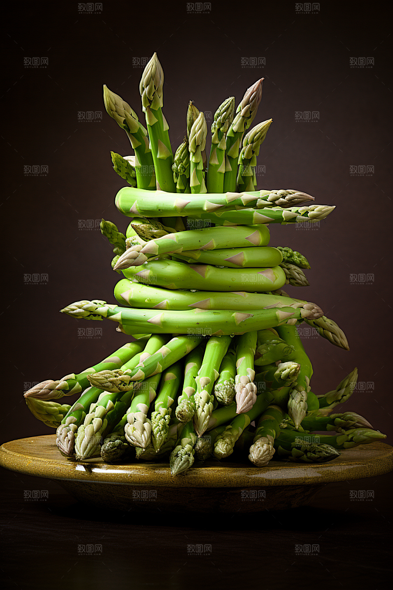 芦笋蔬菜食材摄影图