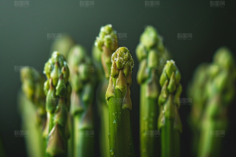 芦笋蔬菜健身餐摄影图