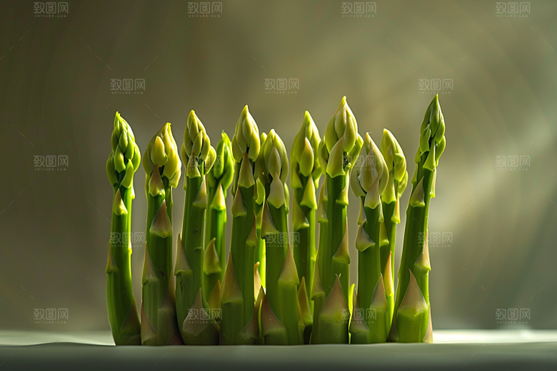 芦笋绿色健康食品摄影图