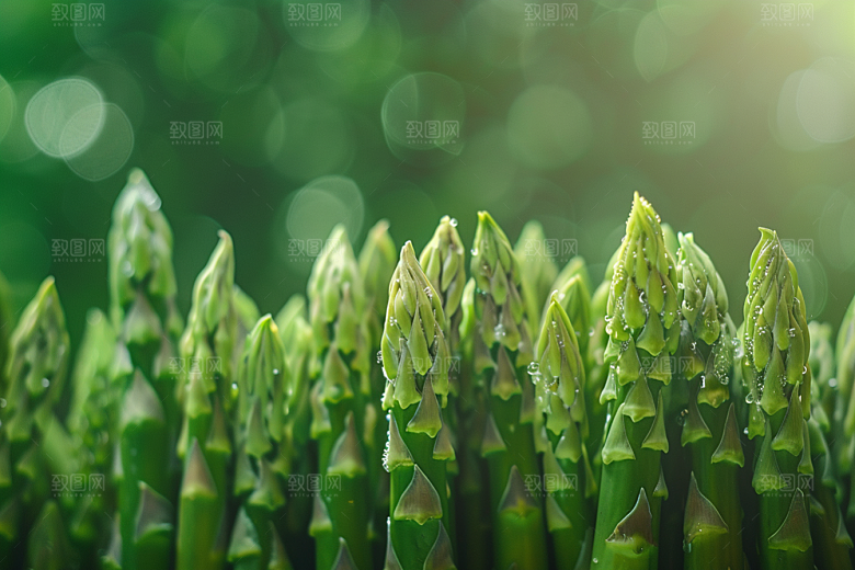 芦笋自然绿色摄影图