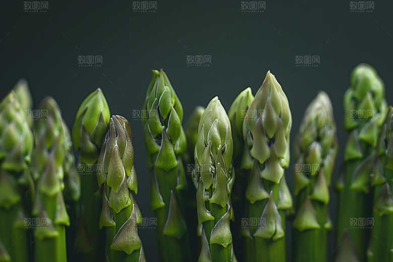 芦笋绿色健身餐摄影图