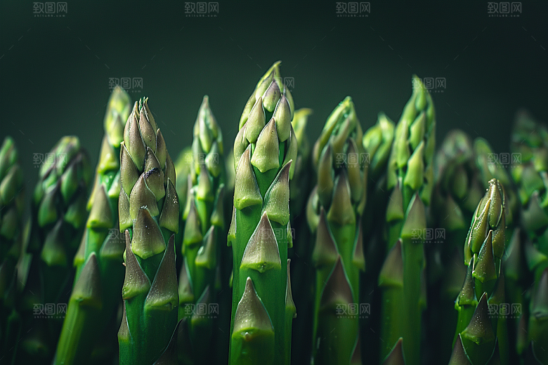 芦笋抗癌健身餐摄影图